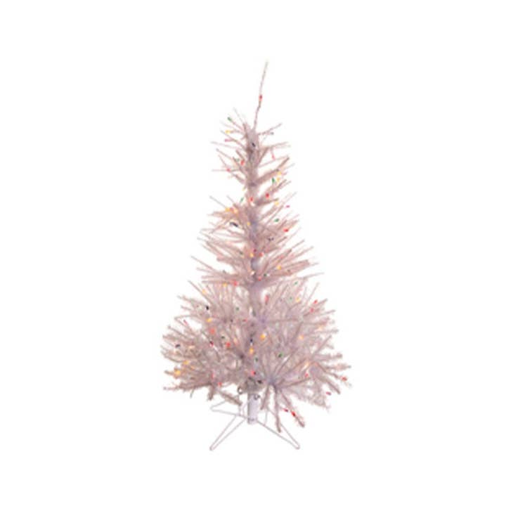 Kurt S. Adler, Inc. - Wholesale Artificial Christmas Tree - 4.5'PRELIT GLASSTN PINE TREE+MULT LIGHTS
