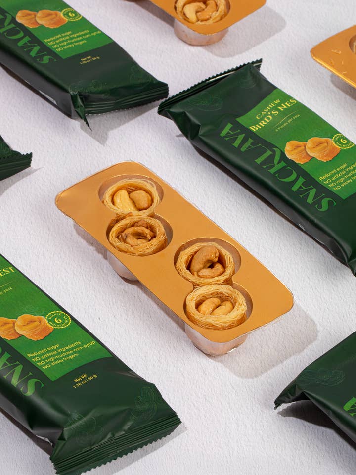Bird's Nests Cashew - Snacklava® | 20 Pack for wholesale by Dar Baklava, LLC
