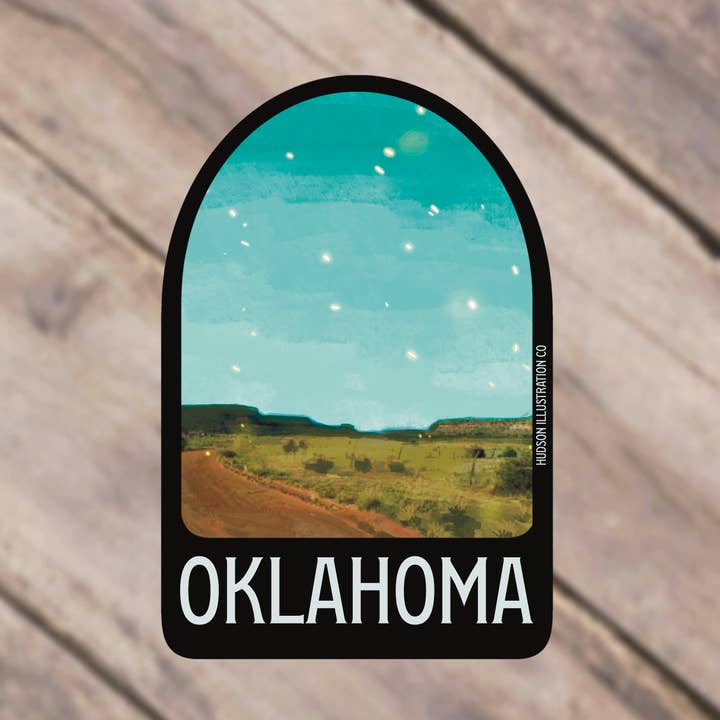 Aufkleber/Magnet/Druck/Postkarte, Bundesstaat Oklahoma für den Großhandel von About Town Co