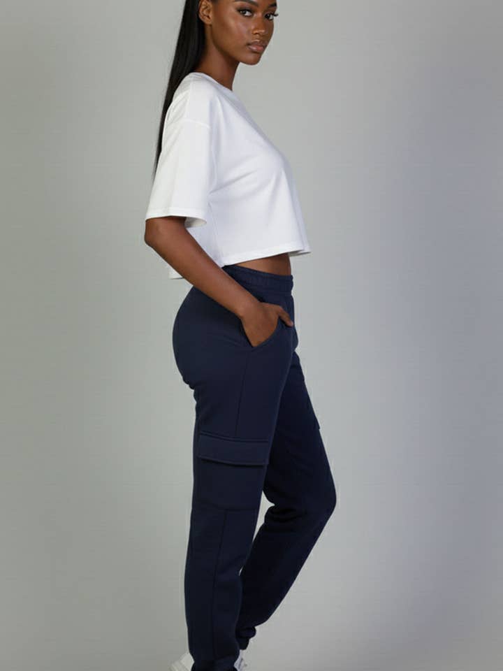 CAPELLA APPAREL - Wholesale Athletic Sweatpants/Joggers - Women's - Side Pocket Drawstring Waist Sweatpants7