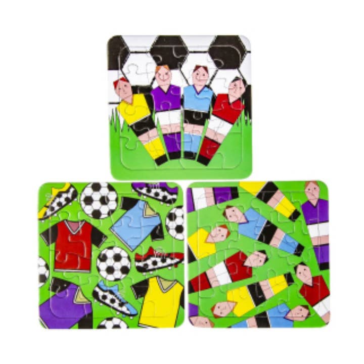 Kids Party Craft – wholesale Puzzle – Child – Football Puzzle (14x14cm)