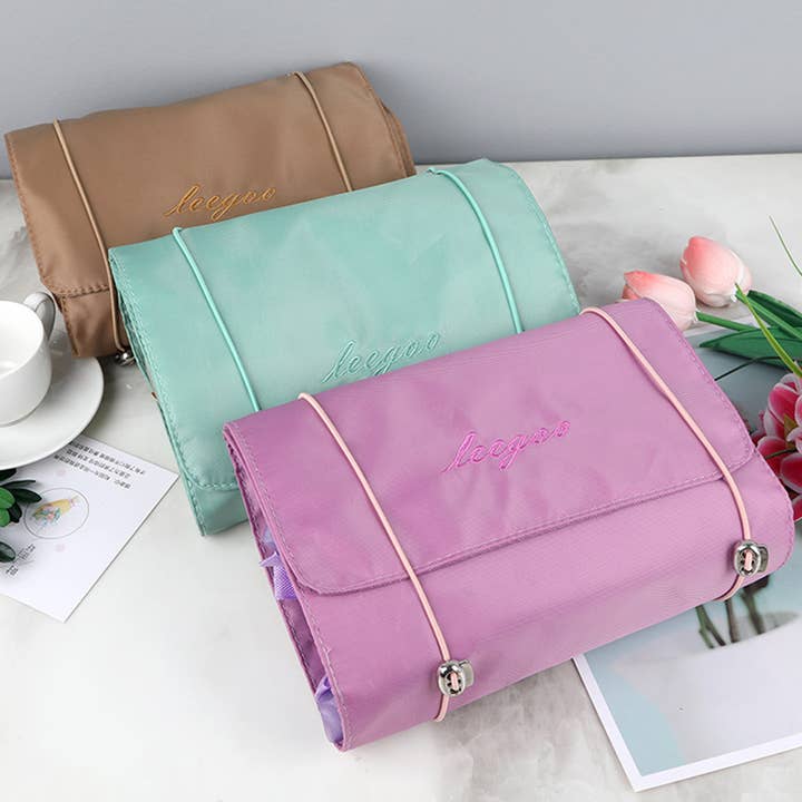 ACCITY - Wholesale Makeup/Cosmetic Bag - FOLDABLE PORTABLE MAKEUP ORGANIZER FOR TRAVEL_CWAB0551