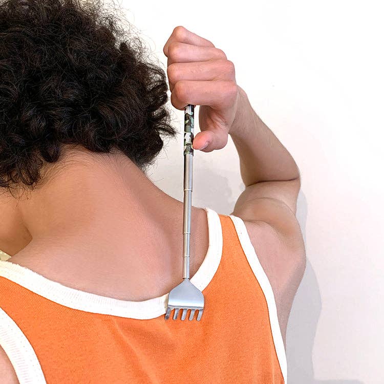 Kikkerland Design Inc - Wholesale Body Brush - Back Scratcher Assorted Prints2