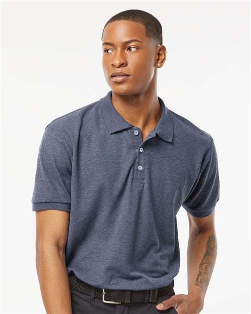 Total Apparel - Wholesale Polo - Men's - Tultex Men's 50/50 Sport Pique Polo | 50/50 Deco Ready | 4003