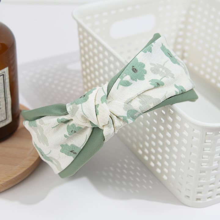 TheDivaSoap - Wholesale Fashion Headband - Women's - Floral Cross Knotted Headband1