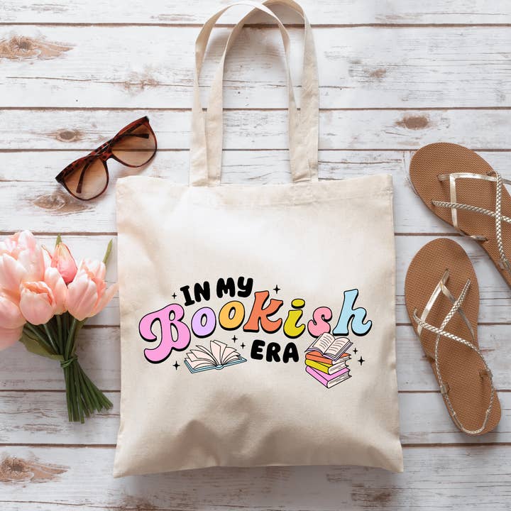 Bookish Era Tote Bag for wholesale by The Gift Genie LLC