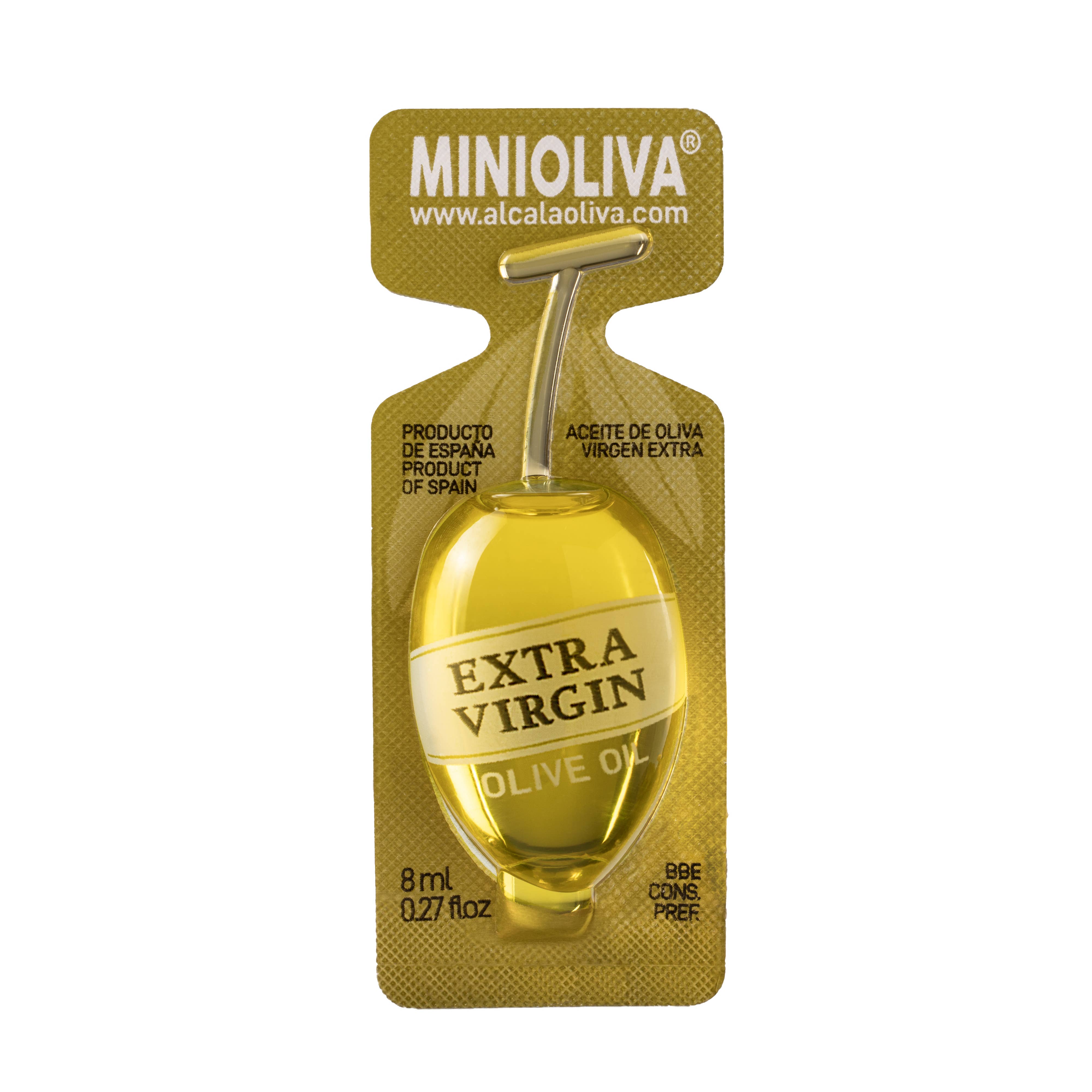 Tierra Callada - Wholesale Olive Oil - MiniOliva - Extra Virgin Olive Oil Single Serve - 0.27 fl oz0