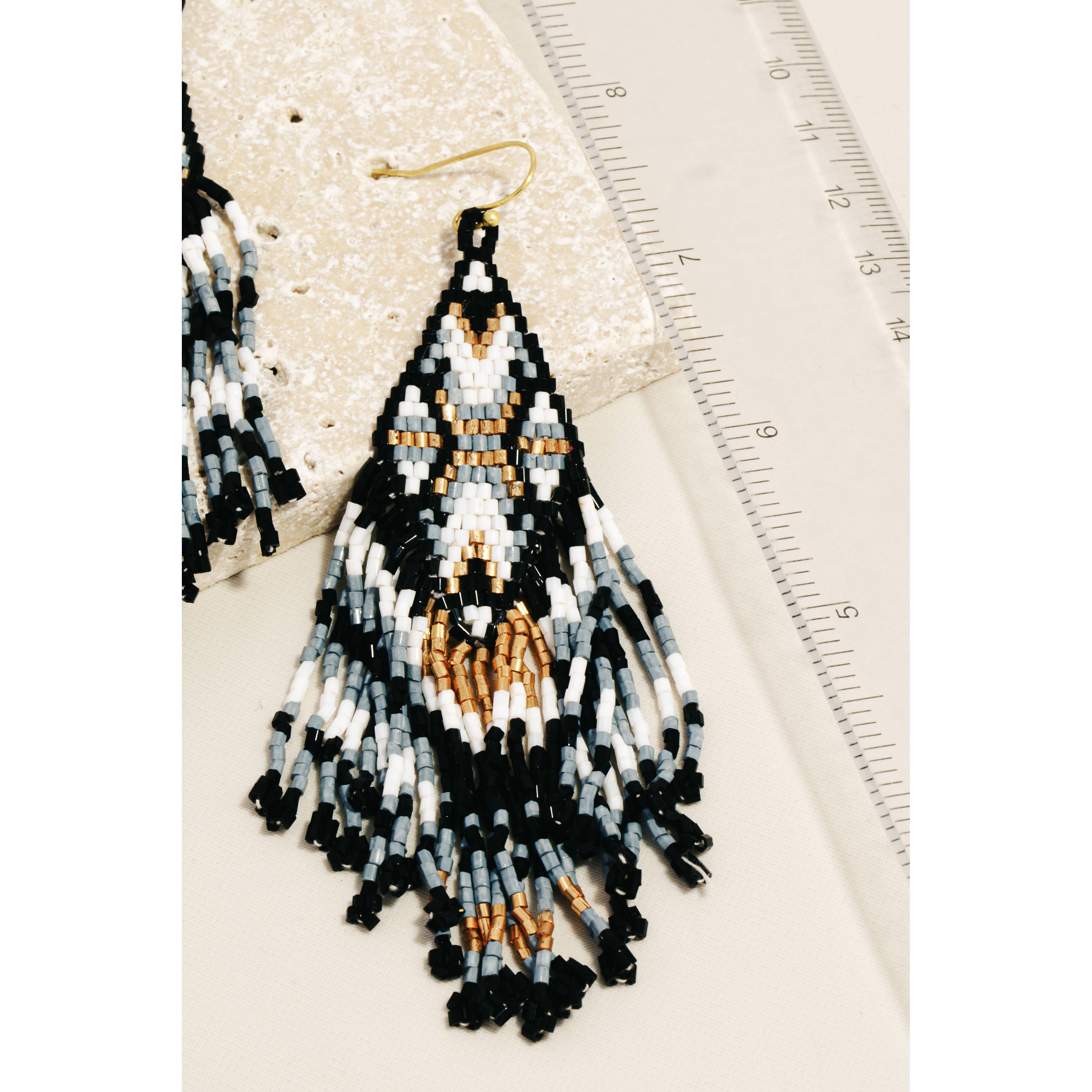 Anarchy Street - Wholesale Tassel Earrings - Seed Beaded Boho Fringe Earrings2