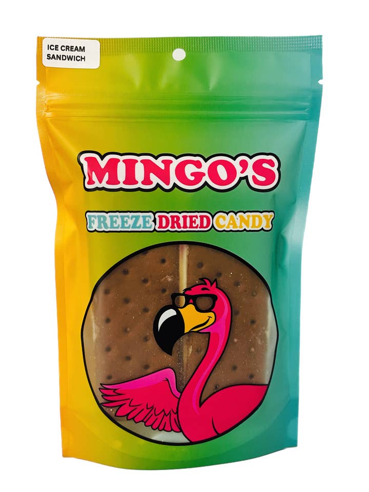 Frysetørret issandwich for engroshandel hos Mingo's Freeze Dried Candy