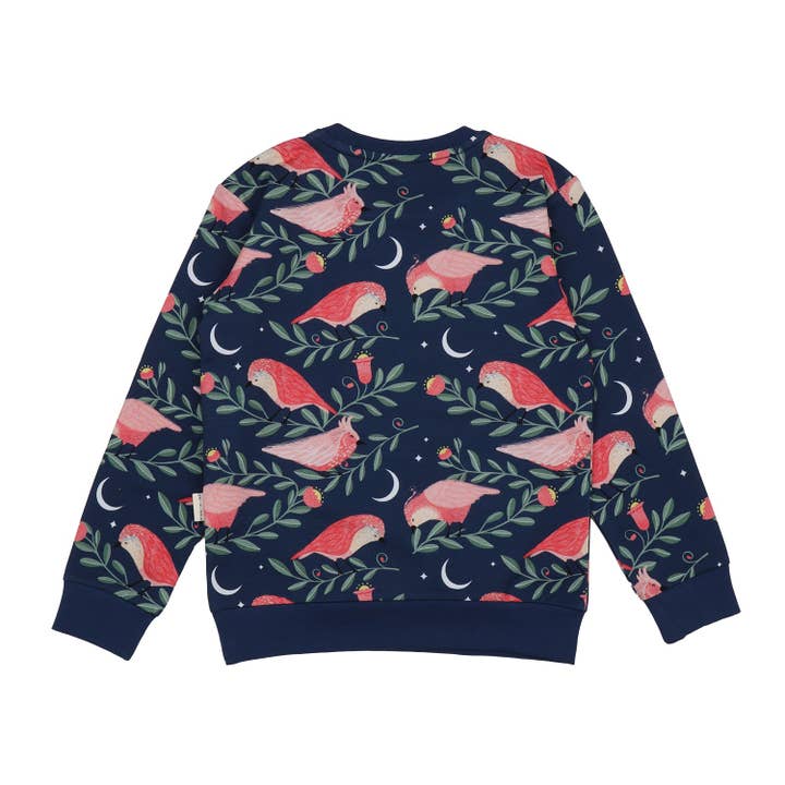 walkiddy - Wholesale Sweatshirt - Kids - Pinky Birds-Sweatshirt2