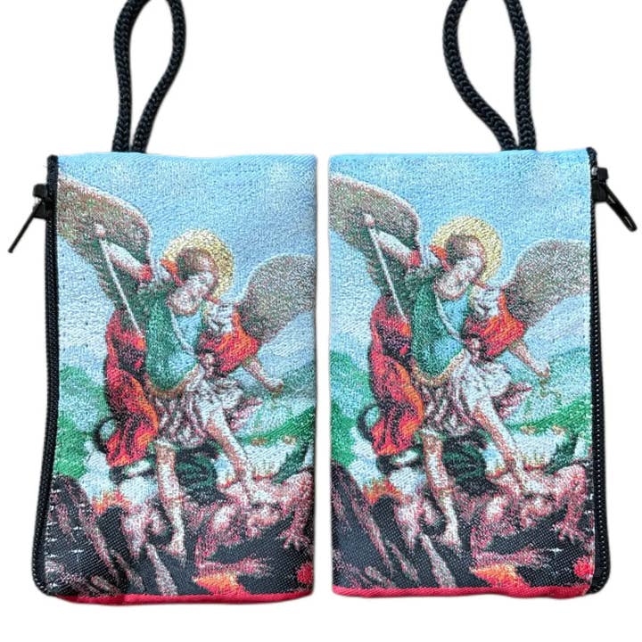 St. Michael SM Rozenkrans Tasje 3″ x 4″ voor wholesale door Oremus Mercy