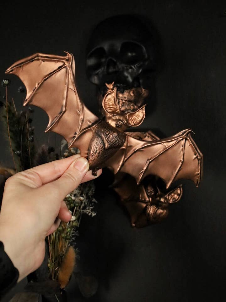 Bat Wall Hanging Front Facing for wholesale by Mayhem Made Ltd