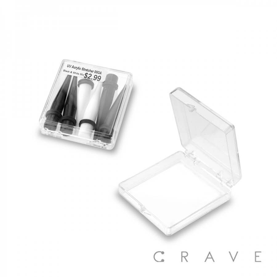 SQUARE  CLEAR ACRYLIC JAR FOR MULTI PURPOSE USE (display) for wholesale on Faire1