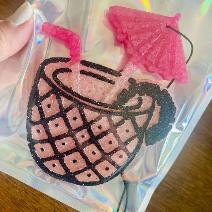 Stay Fresh’ies Air Fresheners - Wholesale Car Freshener - Women's - Tiki Drink Car Freshie