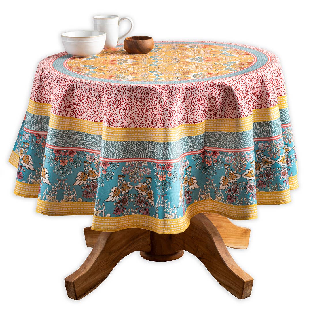 Maison d'Hermine - Design in Every Thread - Wholesale Tablecloth - Tablecloths 100% Cotton - 3 Shapes - Marquise6