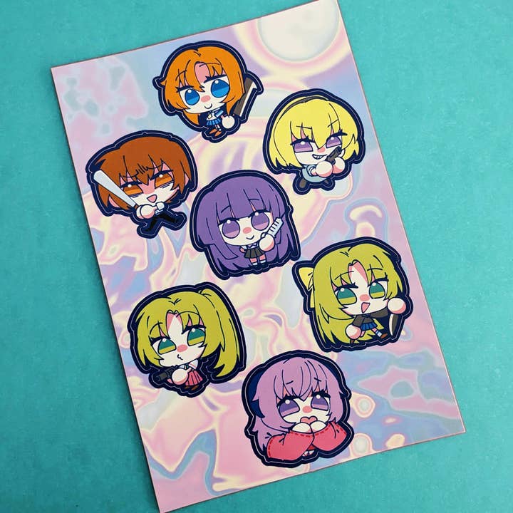 Higurashi Sticker Sheet for wholesale by Minomino