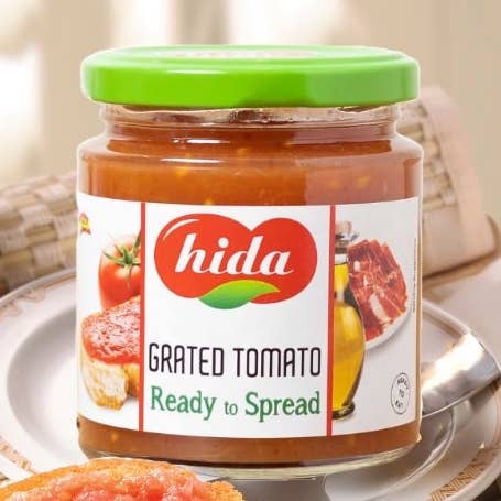 Tomato, extra Virgin olive oil and garlic to spread for wholesale by Ibérico Taste
