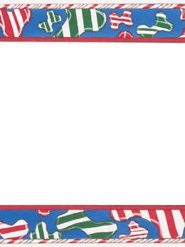 Cat Holiday Bells Photo Frame Christmas Cards Pack of 10 for wholesale by Pipsqueak Productions