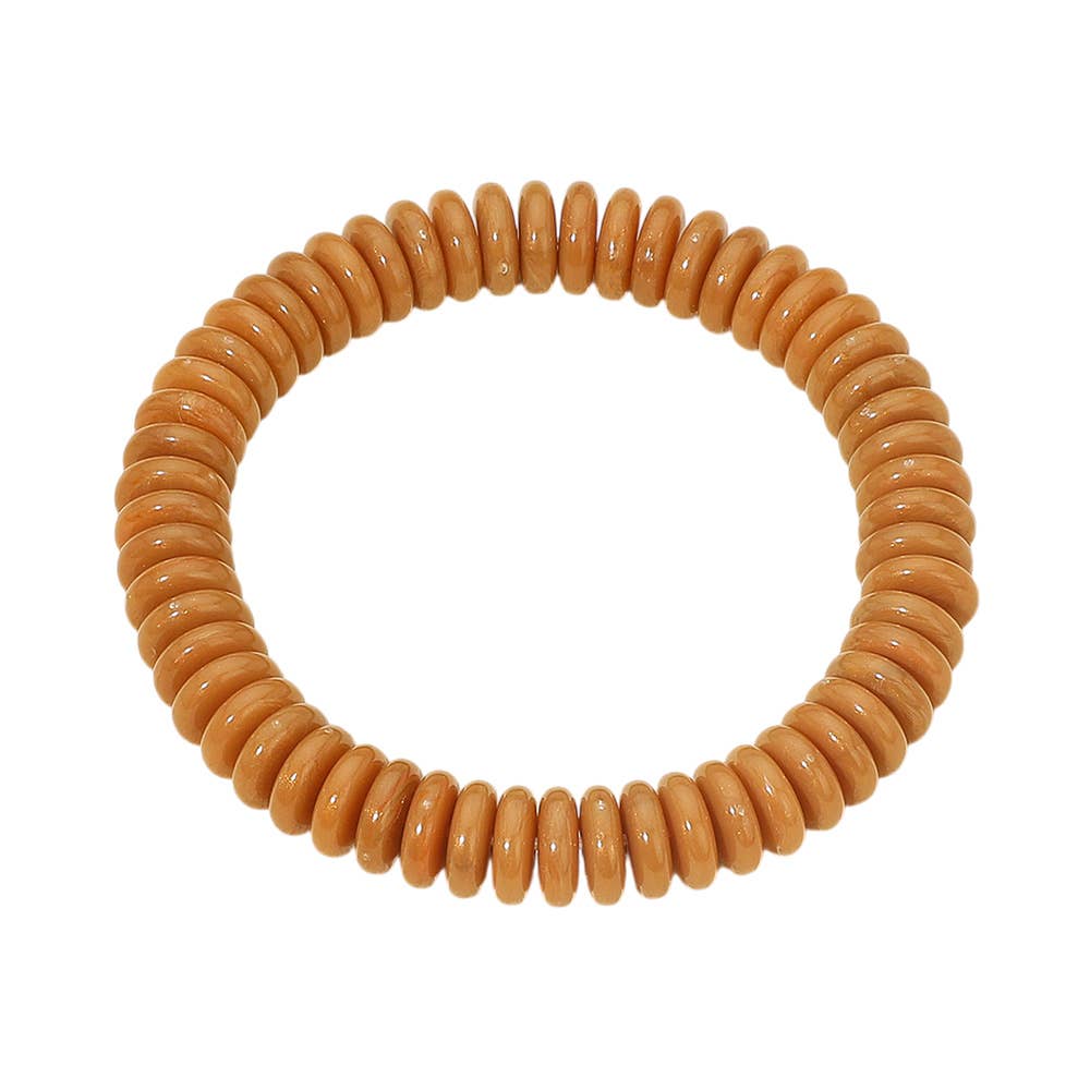 Sensibling Corp. - Wholesale Armband met kralen - Gemarmerde Platte Schijf Kralen Stretch Armband14