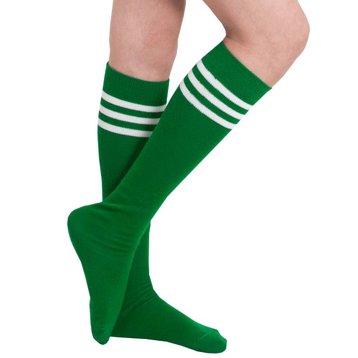 Green Tube Socks for wholesale by Chrissy's Socks