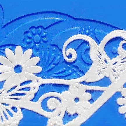 Molde de encaje de silicona: Amazonia para venta al por mayor de Crystal Candy Unique Cake Decorations