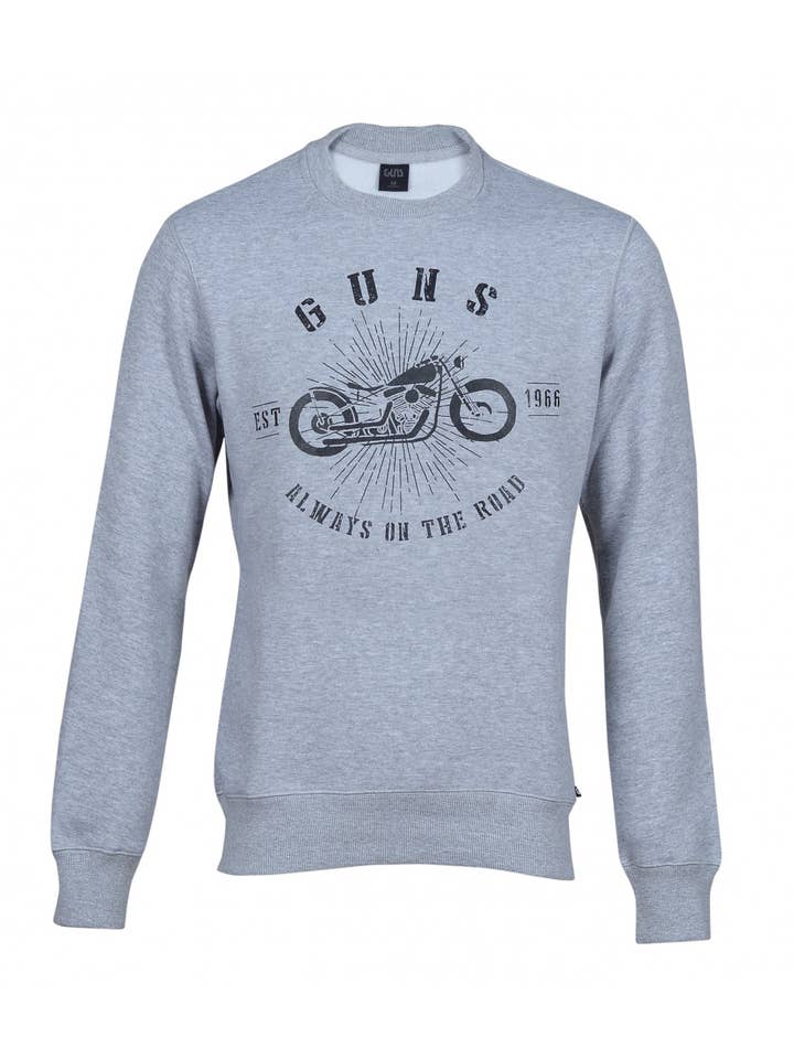 Sweatshirt crewneck TOM Grey pour la vente par Guns