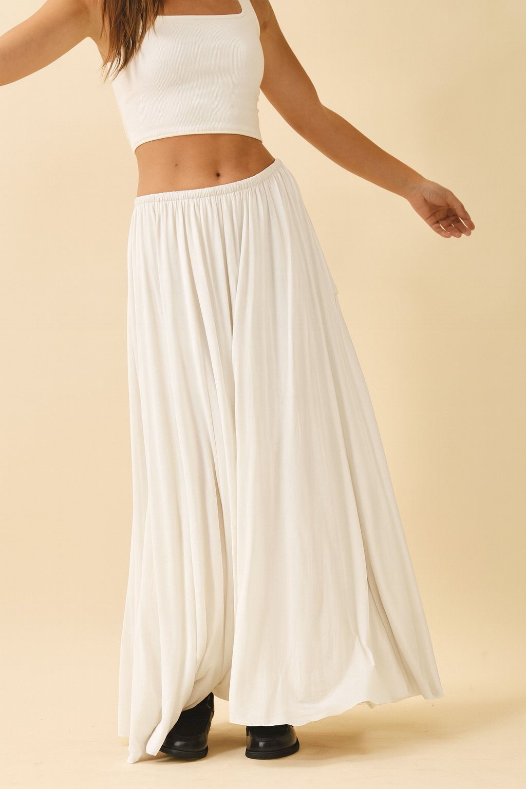 AEMI + CO - Wholesale Skirt - Women's - 7185GK Flowy Mesh Maxi Skirt12