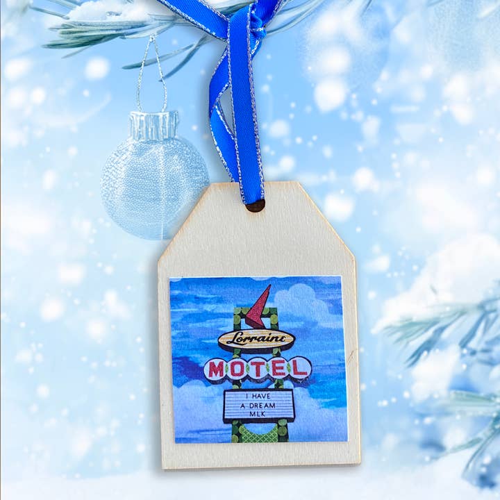Lorraine Motel ornament for wholesale by AnnaMade Designs