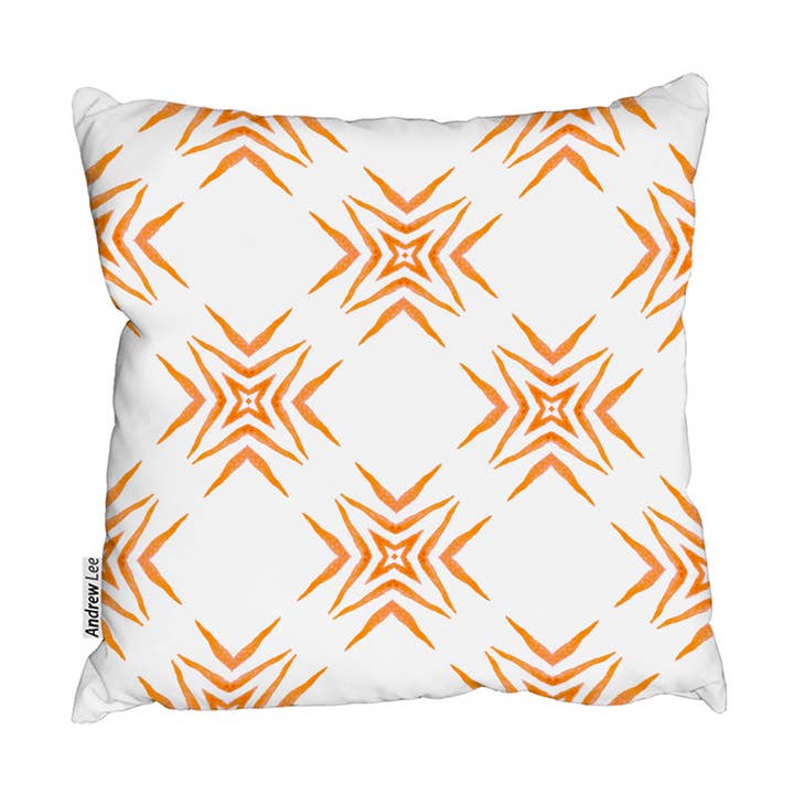 Cojines - Naranja deslumbrante boho chic (Cojín) para venta al por mayor de Benjamin Tate Design