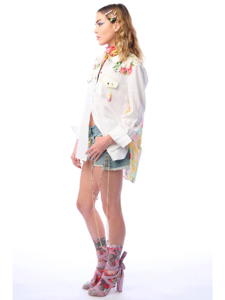 White Marcella Shirt for wholesale on Faire15