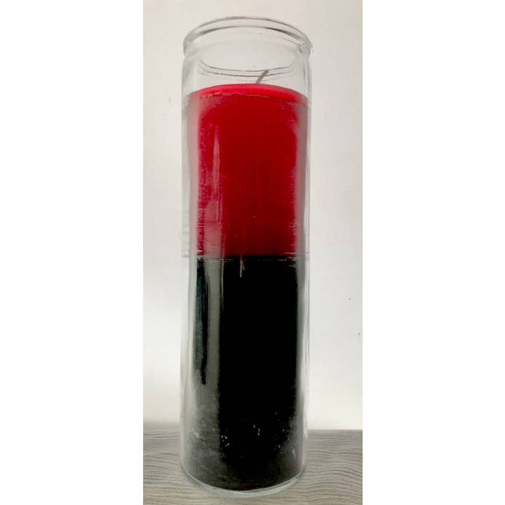Ceridwen’s – wholesale Jar/filled candle – Black w/Red 7 Day Prayer Candle Reversing Candle