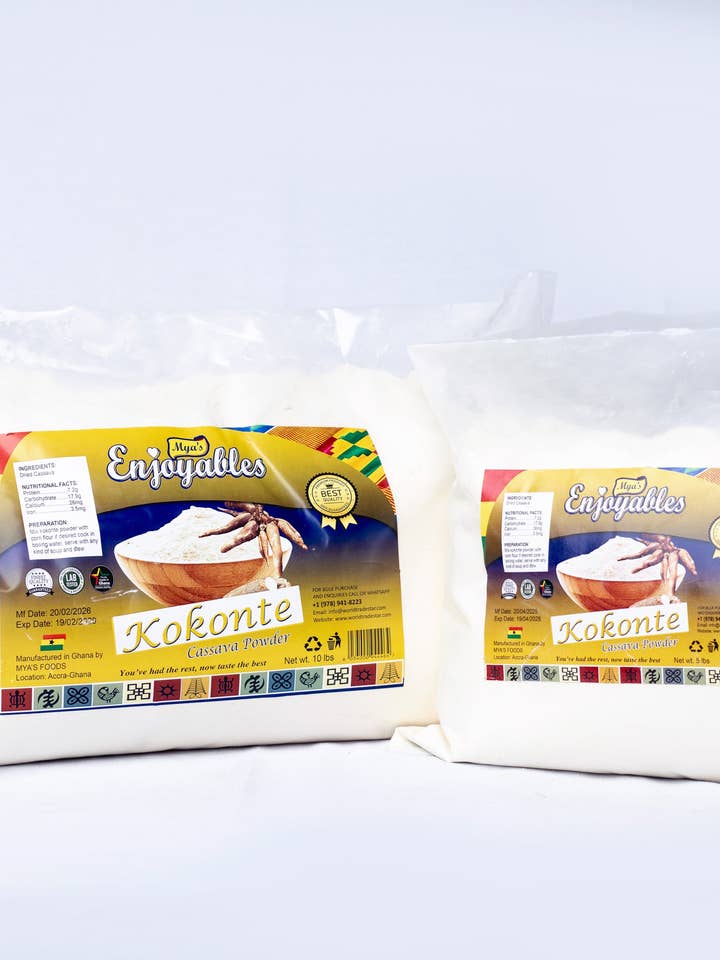 Cassava Flour (Kokonte) for wholesale by Mya's Enjoyables