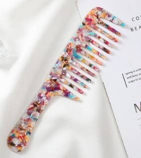 Dilworth Road - Wholesale Hair Brush/Comb - Chunky Acetone Wide Tooth Comb3