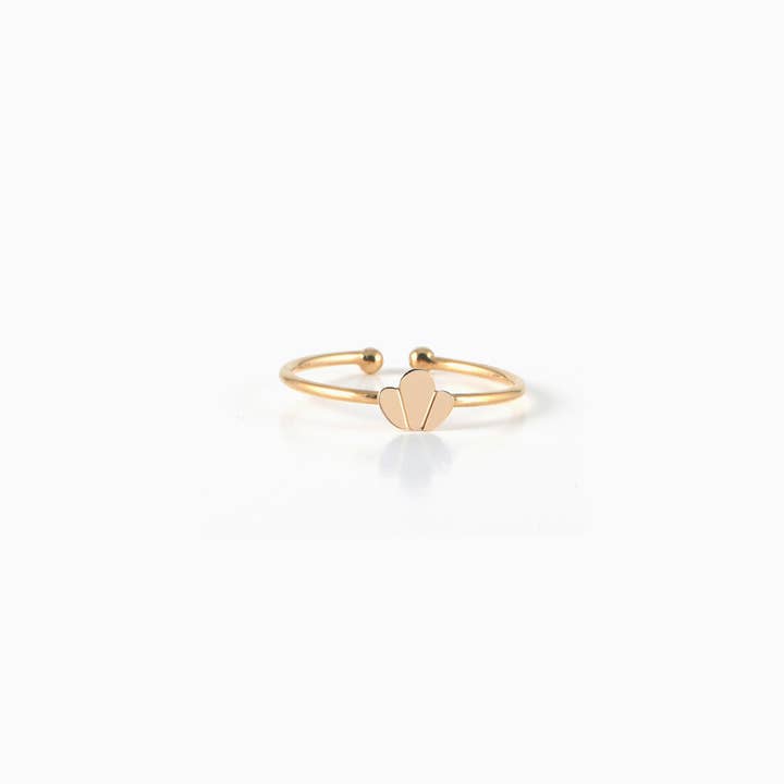 Titlee - Wholesale Band/Stacked Ring - CLARENDON flower ring