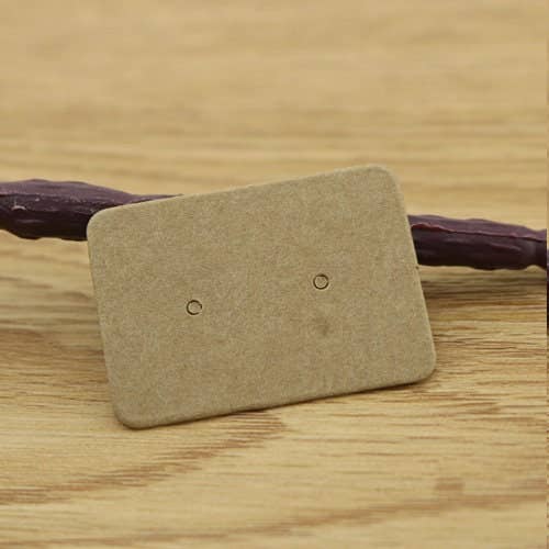 Zakka - Wholesale Jewelry Stand & Display - 200pcs Matte Paper Earring Necklace Pendant Card Display