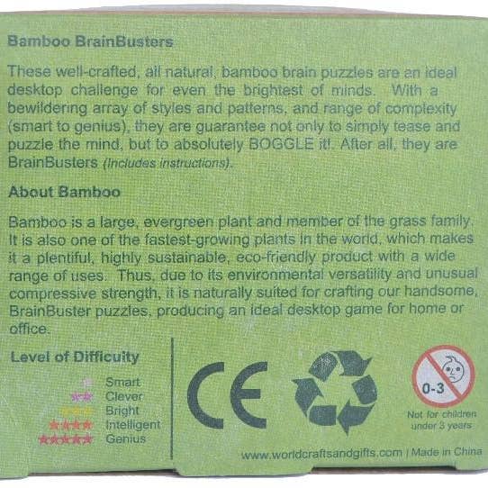 Handcrafted Gift – Großhandel Puzzle - Erwachsene – Bambus-Puzzles Mittel - Trianguliert2