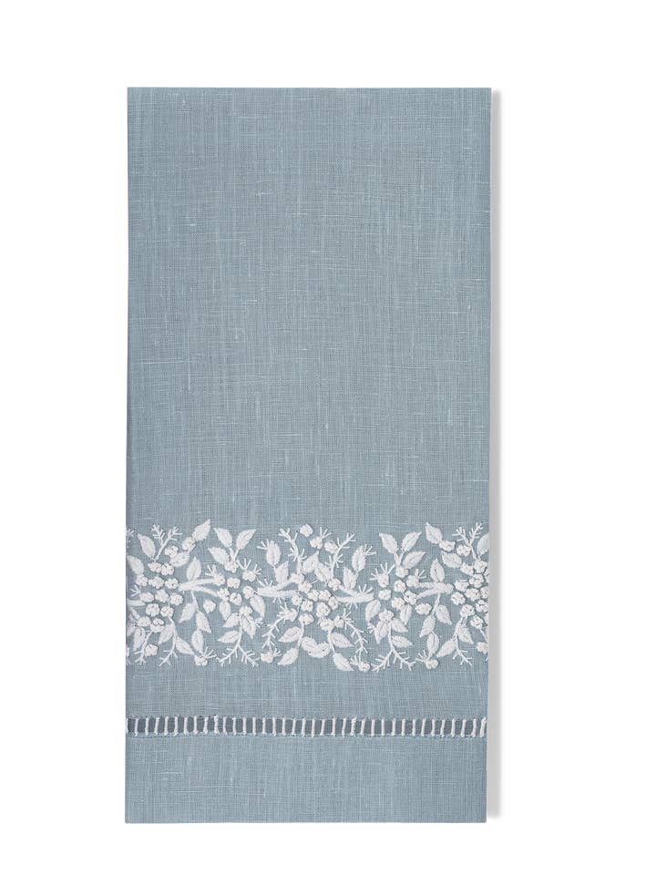 Jardin Linen Hand Towel for wholesale by Henry Handwork