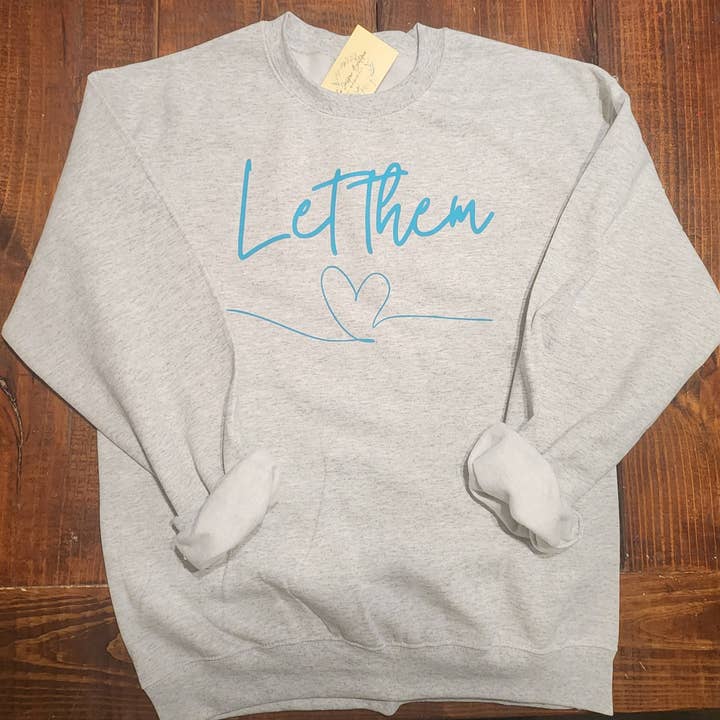 Let Them Sweatshirt für den Großhandel von The Jasper Boutique