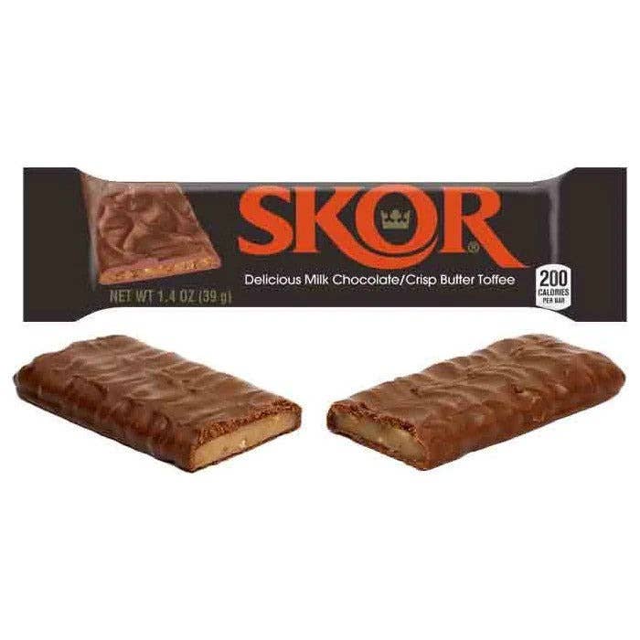 Hershey Skor Mjölkchoklad Krispig Toffeebar 1,4 oz 18 st för wholesale av Long Island Candy Factory