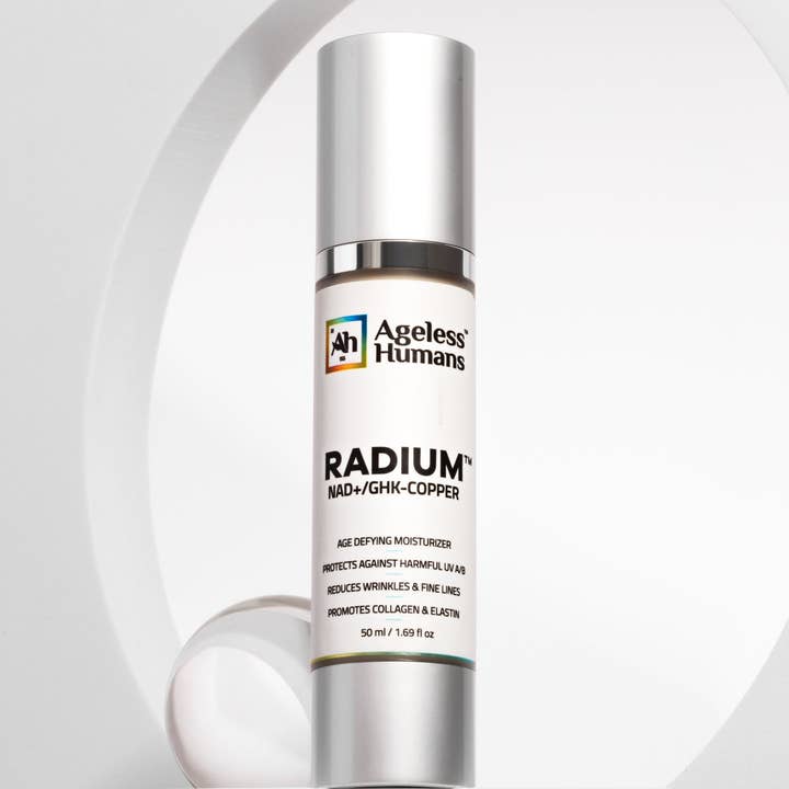 Ageless Humans - Wholesale Anti-Aging Moisturizer - NAD+ & GHK Anti-Aging Moisturizing Cream: Radium®
