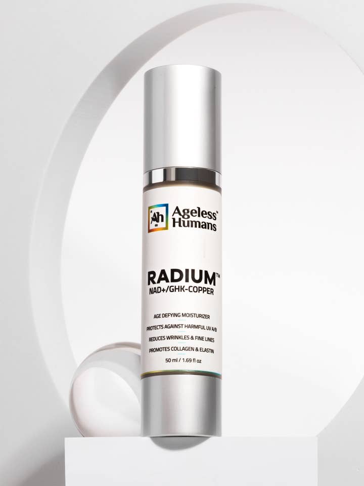 NAD+ & GHK Anti-Aging Moisturizing Cream: Radium® for wholesale by Ageless Humans