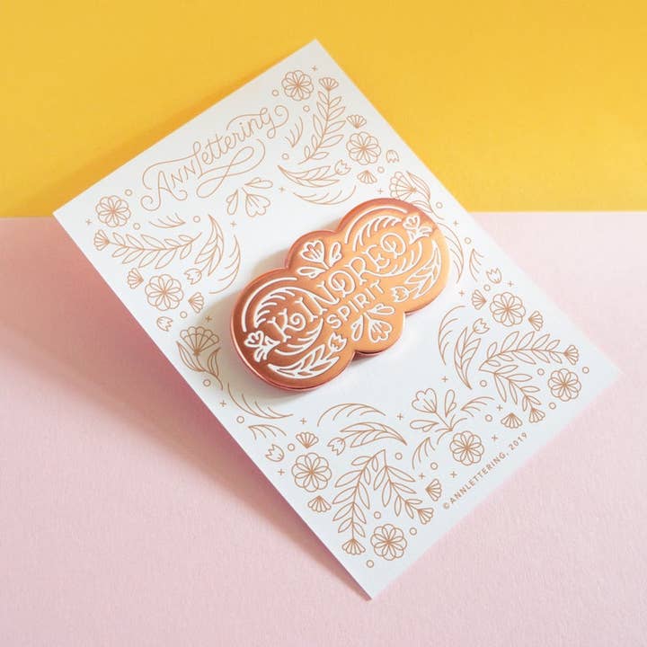 Kindred Spirit Pin for wholesale by Annlettering