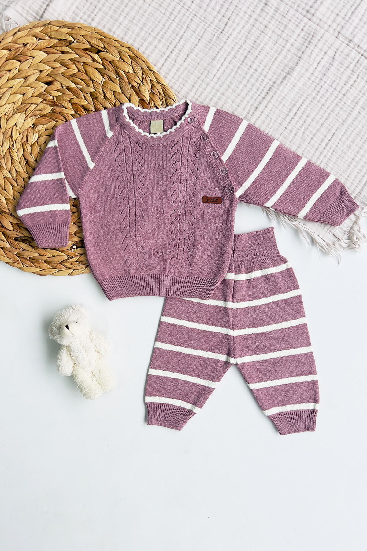 Dreamline - Wholesale Clothing Set - Baby - 2 piece Baby Long sleeve Soft Knit set2