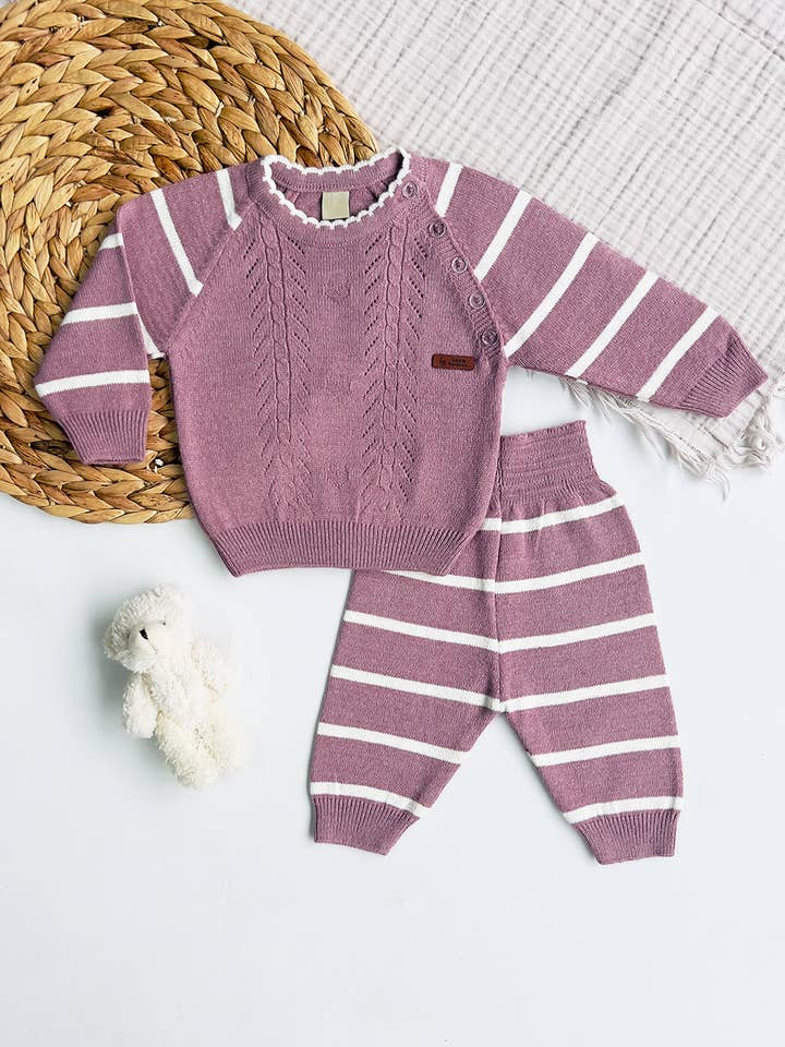 Dreamline - Wholesale Clothing Set - Baby - 2 piece Baby Long sleeve Soft Knit set2