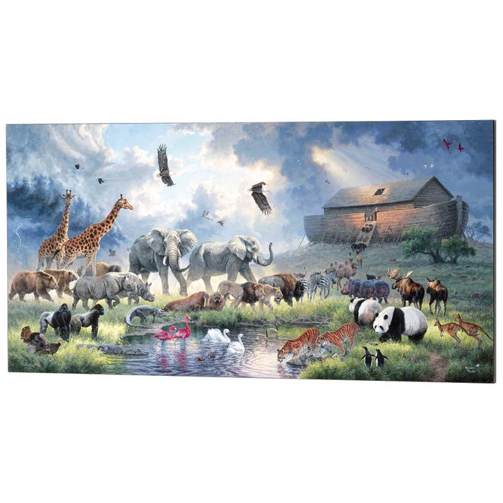 Wall Plaque Noah's Ark 40x20 MDF for wholesale by Dicksons