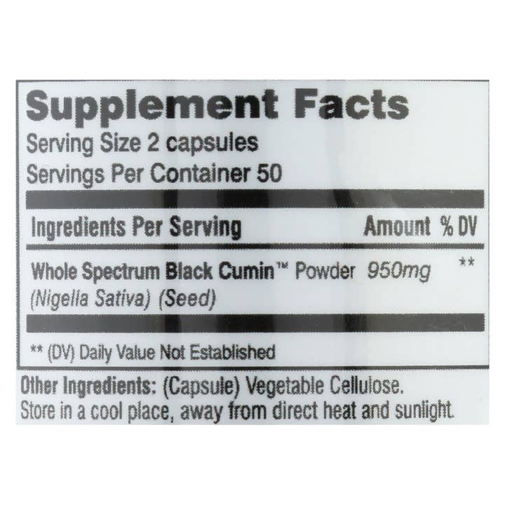 Everyday Supply Co - Wholesale Oral Supplement/Vitamin - Amazing Herbs - Black Seed - 100 Capsules2