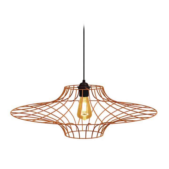 UFO - Lámpara colgante geométrica de cobre y metal para venta al por mayor de Tosel Shop