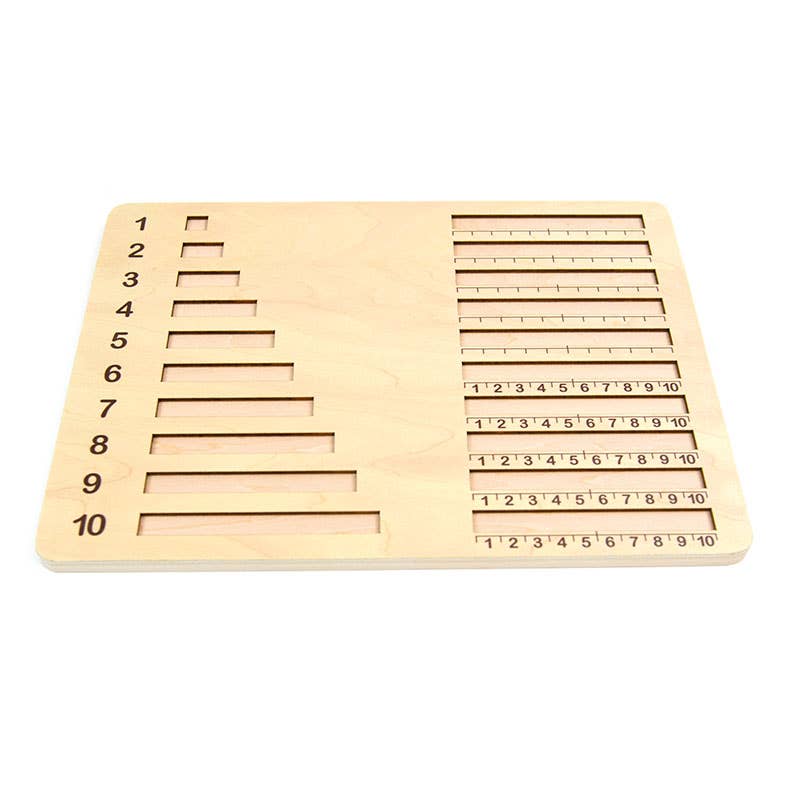 TOYS SERVICE, SL. -ANDREU TOYS- - Vente Jouet en bois – enfant - Planche pour barres de fractions8