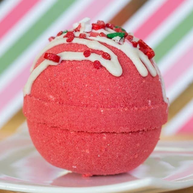 Santa Baby Bath Bomb for wholesale by Whipped Up Wonderful