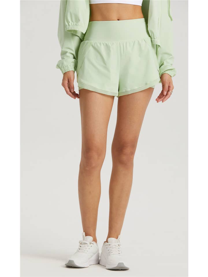 91thelabel - Wholesale Athletic Shorts - Women's - Revival Mesh Classic Summer Shorts